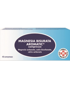 Magnesia Bisurata Aromatic Magnesio Antiacido 40 Pastiglie