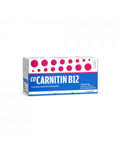 Cocarnitin B12 500mg + 2mg Polvere e Solvente Per Sospensione Orale 10 Flaconi 10 ml