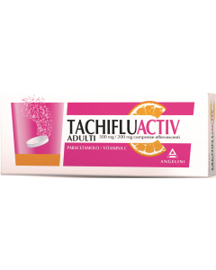 TachifluActive Adulti 500+200Mg Con Vitamina C 12 Compresse Effervescenti