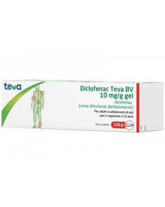 Diclofenac Gel 10mg/g 120gteva