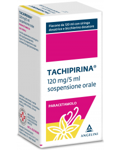 Tachipirina Sciroppo Vaniglia/Caramello Sospensione Orale 120ml 120mg/5ml