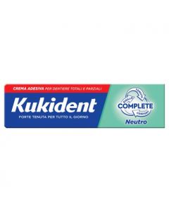 Kukident Complete Neutral Crema Adesiva Per Dentiere Gusto Neutro 40 g