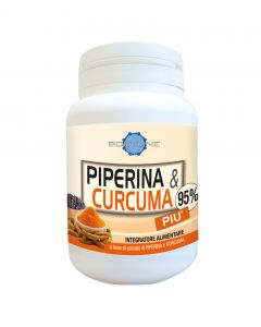 Piperina E Curcuma Piu 95% Integratore Alimentare 60 Capsule