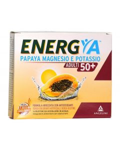 Energya Papaya Magnesio e Potassio Adulti 50+ Integratore Sali Minerali 14 Bustine