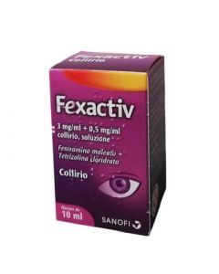 Fexactiv Collirio Antistaminico 0,3%+0,05% Soluzione Oculare Flacone 10 ml