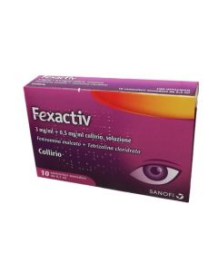 Fexactiv Collirio Antistaminico 0,3%+0,05% Soluzione Oculare 10 Contenitori Monodose