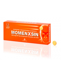 Momenxsin 200mg Ibuprofene + 30mg Pseudofedrina Cloridrato 12 Compresse