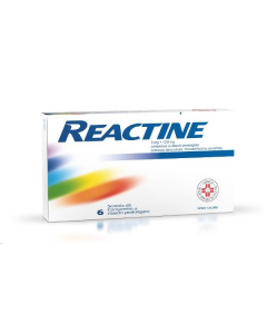 Reactine 5mg + 120mg Rilascio Prolungato Antistaminico 6 Compresse