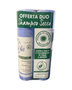 Klorane Duo Shampoo Secco Lino 2 x 150 ml