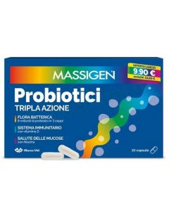 Massigen Probiotici 10 Capsule