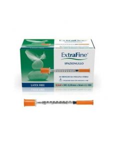 Siringa Insulina Extrafine 0,5ml 100ui G30 30 Siringhe