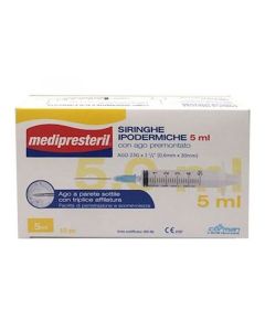 Medipresteril Siringa Da 5 Ml Confezione 10 Pezzi