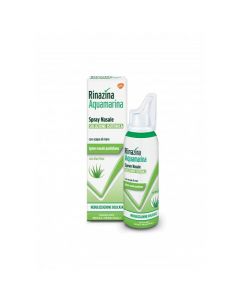 Rinazina Aquamarina Spray Nasale Isotonico con Aloe Vera 100 ml